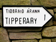 Irish road sign tipperary