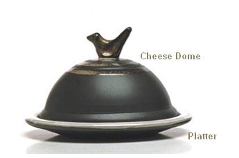 Pottery Stephen Pearce Shanagarry Cheese Dome and Platter