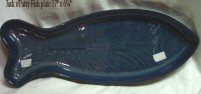 Jack o'Patsy pottery fish plate