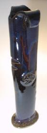 Colm de Ris Pottery designer vase - 2 side Folds